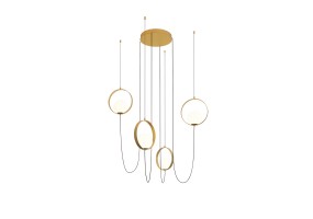  Pakabinamas šviestuvas HALO GOLD 4 LED